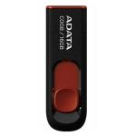 ADATA C008 Retractable USB 2.0 16GB Black/RedFlash Drive