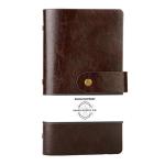 OSC Vintage Business Card Holder Brown 96 cards