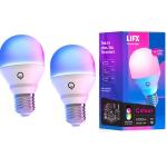 LIFX 2 Pack Colour 1000 WiFi LED Light Bulb E27 Screw, works with Google Home, Amazonlexa, Flic, Apple HomeKit, IFTTT and NEST