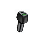 Sansai Dual USB Car Charger - Type-C & Type-A