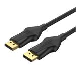 Unitek C1624BK-5M  5m DisplayPort V1.4 Cable    Supports up to 8K  60Hz, 4K 144Hz,1440p240Hz,32.4Gbps Bandwidth, Latched Connectors, Flexible Cable, Gold Plated Connectors. Black.