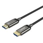 Unitek HDMI 2.1 HDMI Cable - 15m - Black Fiber Optic - Up to 8K 60Hz - Up to 48Gbps - 24K Gold-Plated Plug - Slim & Flexible - Alloy Housing