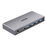 Unitek 5Gbps HDMI KVM Switch - Switches Between 2 Devices, Shares 1 HDMI 4K60Hz Display & 4 USB Ports