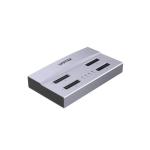 Unitek 4-Bay M.2 SSD USB4 Docking Station. Supports M Key/M+B Key for Multiple M.2 Sizes inPCIe4.0x4, 40Gbps Ultrafast Data Transfer, 1-to-3 One Key Offline Clone. Space Grey