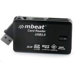 mbeat USB-MCR01 USB 2.0 super speed multiple card reader with tuck-away USB design