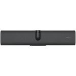 Jabra PanaCast 40 180° Panoramic-4K UHD All-in-one Video Bar, Black - UC Certified, BYOD / 2-UHD Cameras / 6-Mics Noise Cancellation / Stereo-Speakers  / FOV 180 Degree, Microphone Range up to 4m