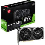 MSI GeForce RTX 3050 VENTUS 2X LHR Graphics Card 8GB GDDR6, PCIE 4.0, Dual Fan, GPU Upto 1807MHz, 2.2 Slot, 3X Display Port, 1X HDMI, 235mm Length, Max 4 Display Out, 1X8 Pin Power, 550W Or Higher PSU Recommended