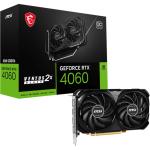 MSI NVIDIA GeForce RTX 4060 VENTUS 2X BLACK 8G OC 8GB OC GDDR6 Graphics Card 2 Slot - 1x 8 Pin Power - Mimimum 550W PSU