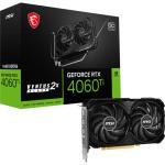 MSI NVIDIA GeForce RTX 4060 Ti VENTUS 2X Black 16GB OC GDDR6 Graphics Card 2.2 Slot - 1x 8 Pin Power - Minimum 550W PSU