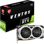 MSI NVIDIA GeForce RTX 2060 VENTUS OC 12GB GDDR6 Graphics Card Dual Fan - Max 4 Displays - Up to 1680MHz - 3x DisplayPort - 1x HDMI - 2 Slot - 231mm Length - 1x 8 Pin Power - 500W or Higher PSU Recommended