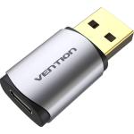 Vention CDMH0  USB to Type-C Sound Card Gray Metal Type