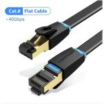 Vention IKCBH Cat8 Patch Cable - 2m - Black Flat