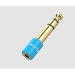 Vention VAB-S01-L  6.35mm Male to 3.5mm Female Audio Adapter Blue Aluminum Alloy Type