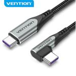 Vention TAKHH 5A USB-C Cable - 2m - Gray USB 2.0 - Right Angle - Aluminum Alloy