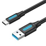 Vention COZBH USB-A to USB-C Cable - 2m - Black USB 3.0 - PVC Type