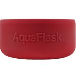 AquaFlask Silicone Bumper MEDIUM 946 mL/1.18 L (32oz/40oz) - Cherry Red , Soft, grippy silicone for your bottles, Durable, Reduces the risk of accidental drops