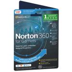 NortonLifeLock Norton 360 for Gamers 1 User 1 Device 12 month 50GB PC Cloud Backup Includes Secure VPN 1 Year Pre-Paid Subscription