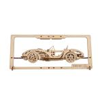 Ugears 121669 Mechanical Model Kit - Roadster MK3 2.5D Puzzle