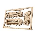 Ugears 121805 Mechanical Model Kit - Steam Express 2.5D Puzzle