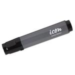 Icon PY238401 Jumbo Permanent Marker Black plastic barrel write on virtually any cleansurface including glass, paper, cardboard, plastic,metal and fabrics.
