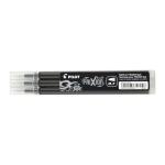 Pilot REFILLS BLSFR7BS3P  Frixion Erasable Refill Fine Black, Pack of 3 (BLS-FR7-B-S3P)