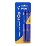 Pilot 20260  Frixion Clicker Erasable Fine Blue Pens, Pack of 3 HS