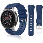 20mm Midnight Blue Silicone Sport Band - Compatible with Galaxy Watch5 series /Watch4 series/Watch3 41mm/Galaxy Watch 42mm/Watch Active 2 44mm/ Watch Active 2 40mm (OEM package)