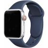 49mm/46mm/45mm/44mm Midnight Blue Silicone Sport Band for Apple Watch Includes S/M & M/L Bands - Compatible with Apple Watch Ultra / Series 10/9/8/7/6/SE/5/4/3/2/1 49mm/46mm/45mm/44mm Midnight Blue Silicone Sport Band for Apple Watch Includes S/M & M/L Bands - Compatible with Apple Watch Ultra / Series 10/9/8/7/6/SE/5/4/3/2/1