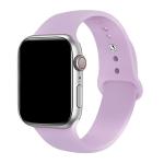 42mm/41mm/40mm/38mm Lavender Silicone Sport Band for Apple Watch, includes S/M and M/L bands - Compatible with Apple Watch Series 10/9/8/7/6/SE/5/4/3/2/1