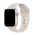 42mm/41mm/40mm/38mm Starlight Silicone Sport Band for Apple Watch, includes S/M and M/L bands - Compatible with Apple Watch Series 10/9/8/7/6/SE/5/4/3/2/1