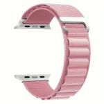 42mm/41mm/40mm/38mm - Pink Nylon Strap for Apple Watch , Compatible with Series 10/9/8/7/6/SE/5/4/3/2/1