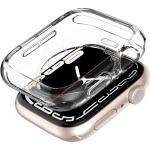 Spigen Apple Watch Series 8/7(45mm) & 6/SE/5/4(44mm) Liquid Crystal case - Crystal Clear, Everyday scratch defense, Flexible security, ACS04196