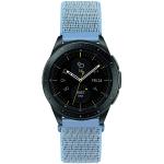 Watchband 22mm Blue Nylon Sport Band - Compatible with Huawei Watch GT 3 46mm /Huawei GT Runner 46mm/Huawei Watch GT2 Pro/Huawei Watch GT 2/2e 46mm/Galaxy Watch 3 45mm/Galaxy Watch 46mm/Xiaomi Mi Watch (OEM package) - Watch Not Included
