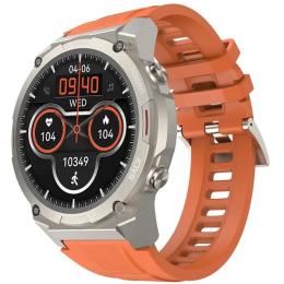 Hifuture FutureGo Mix2 Smart Watch - Orange 1.43" AMOLED Display - Up to 12 Days Battery Life - Bluetooth Calling - IP68 Water Resistance - Health & Fiitness Tracking