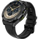 HiFuture Active Smart Watch - Black/Yellow 1.43" AMOLED Display - Up to 10 Days Battery Life - 5ATM Water Resistance - Dual Band GPS/Compass/Altimeter - Health and Fitness Tracking - Bluetooth Calling