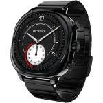 HiFuture FutureFit AIX Smart Watch - Black Stainless Steel Body - 1.43" AMOLED Display - Up to 10 Days Battery Life - 1ATM Water Resistance - Bluetooth Calling - AI Enhanced Health Monitoring - Sports Mode Detection