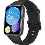 Huawei Watch FIT 2 Active Edition Fitness Tracker - Midnight Black - Midnight Black Silicone Strap