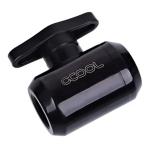 Alphacool Eiszapfen 2-Way Ball Valve G1/4 - Deep Black