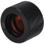 Alphacool HT 16mm HardTube Fitting G1/4 - Knurled - - Deep Black - Single Pack