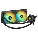 ASUS TUF GAMING LC 240 ARGB All in one Water Cooling Aura Sync RGB, 2 X 120mm  PWM ARGB Fan, CPU Socket Support: Intel: LGA 1700,1200,1150,1151,1152,1155 AMD: AM4,