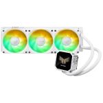 ASUS TUF GAMING LC III 360 ARGB LCD WHITE All in one Water Cooling , 3 X 120mm PWM ARGB Fan, 2.8 IPS LCD screen ,CPU Socket Support: Intel: LGA 1851, 1700,1200,1150,1151,1152,1155 AMD: AM5,AM4,