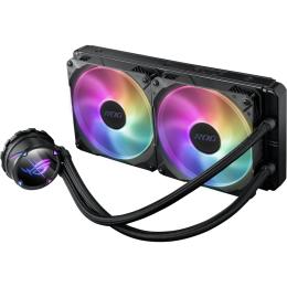 ASUS ROG STRIX LC II 280 ARGB All in one Water Cooling Aura Sync RGB, 2 X 140mm  PWM ARGB Fan, CPU Socket Support: Intel: LGA 1700 , 1200,115x,1366, 2011, 2011-3, 2066 AMD: AM4, TR4