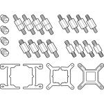 Corsair Retention Kit and StandOffs for LGA1700 ONLY , Including Brackets and Backplates For ALL ELITE CAPELLIX coolers.