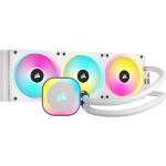 Corsair iCUE LINK H150i RGB AIO White Water Cooling CPU Cooler 360mm Radiator, For Intel Socket LGA 1851/ 1700 / 1200 / 115X / 2011 / 2066, AMD AM5 / AM4