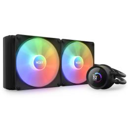 NZXT Kraken 280 RGB 280mm AiO Water Cooling with 1.54 inch square LCD Display, F140 RGB Core Fans, for Intel Socket LGA 1700 / 1200 / 115X, AMD AM5 / AM4 / sTRX4* / TR4* (*Threadripper bracket not included)