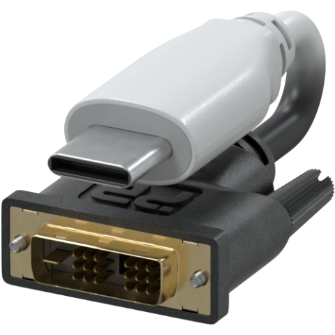 DVI to USB-C Cables
