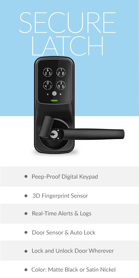 Lockly Secure Pro Latch Smart Lock