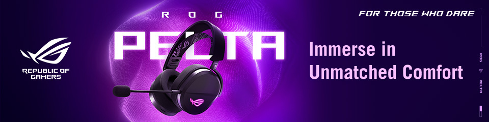 ROG Pelta Wireless Gaming Headset - Immerse in Unmatched Comfort