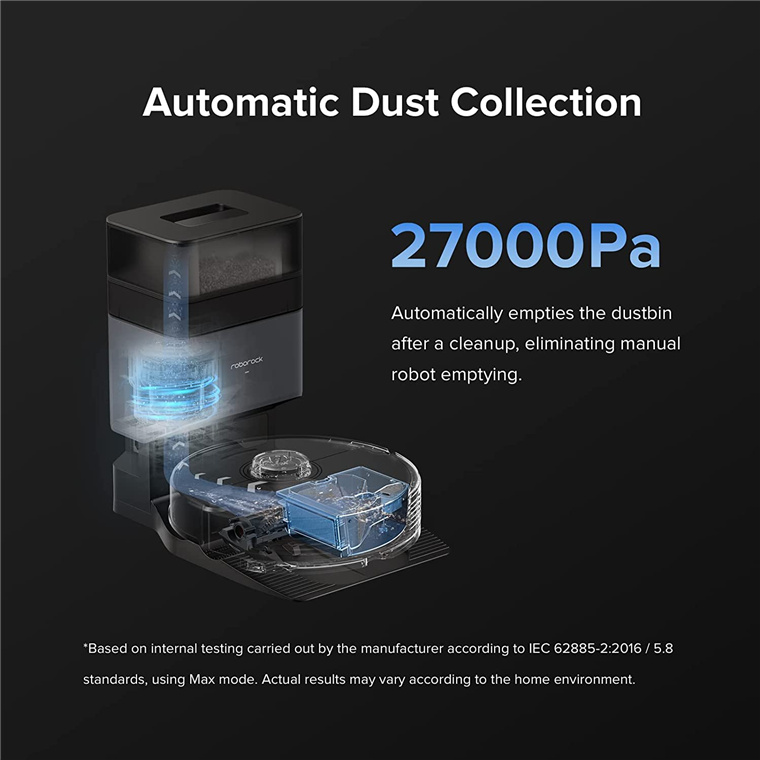Buy the Roborock Q7 Max Auto-Empty Dock - Black Automatic Dust