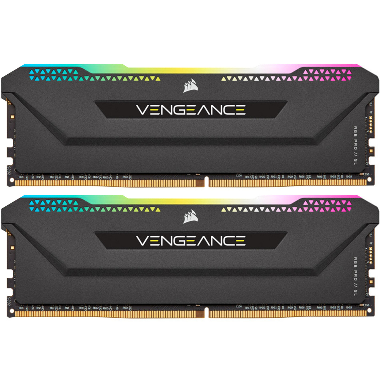 Buy the Corsair VENGEANCE Kit ( 32GB DDR4 RAM CMH32GX4M2E3200C16 Pro Desktop 16GB... SL - online 2x ) Black RGB